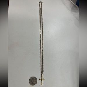14k gold chain and pendant